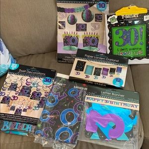 30th Birthday Decoration Bundle